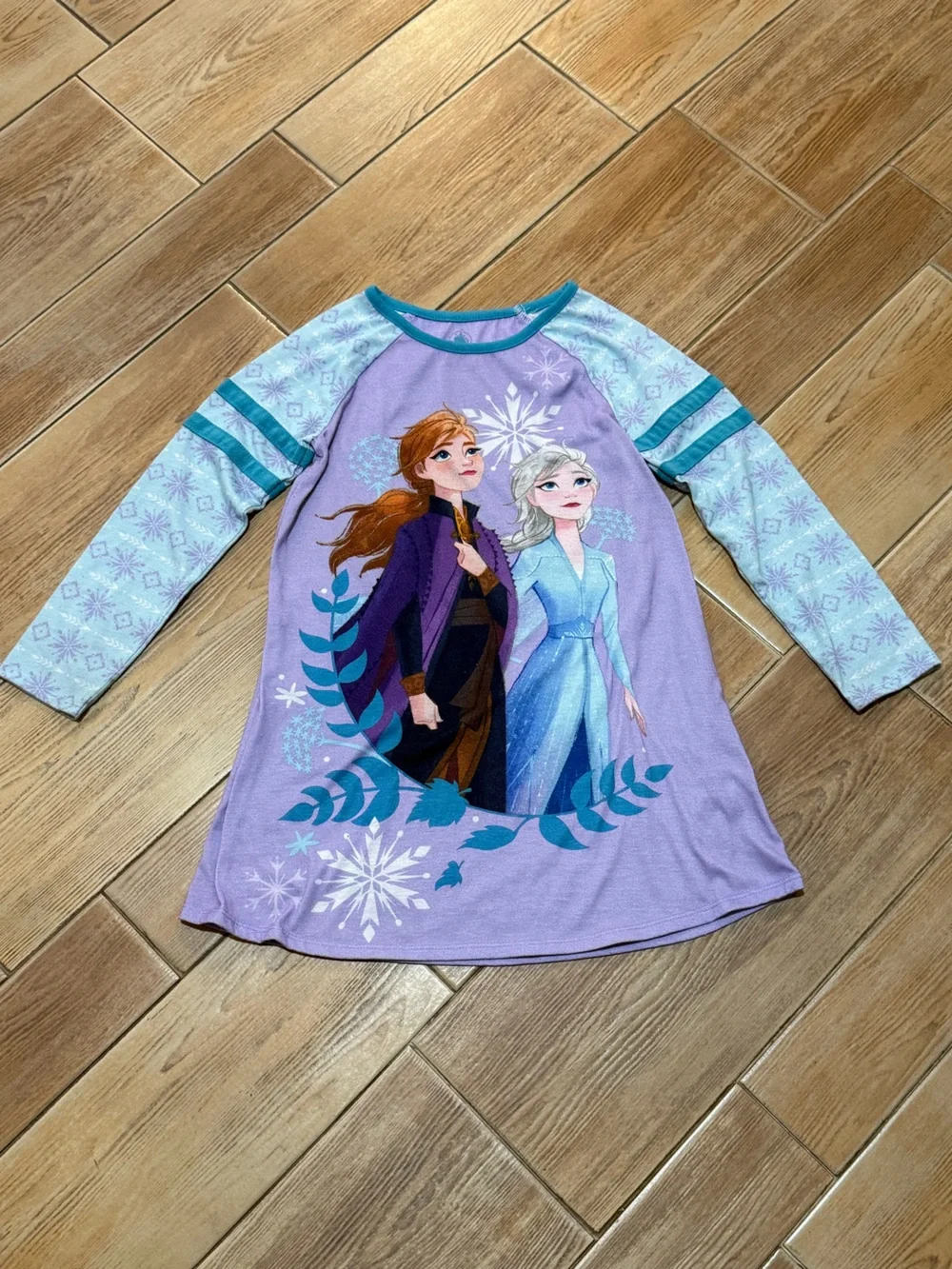 Disney Frozen Anna and Elsa Long Sleeve Nightgown